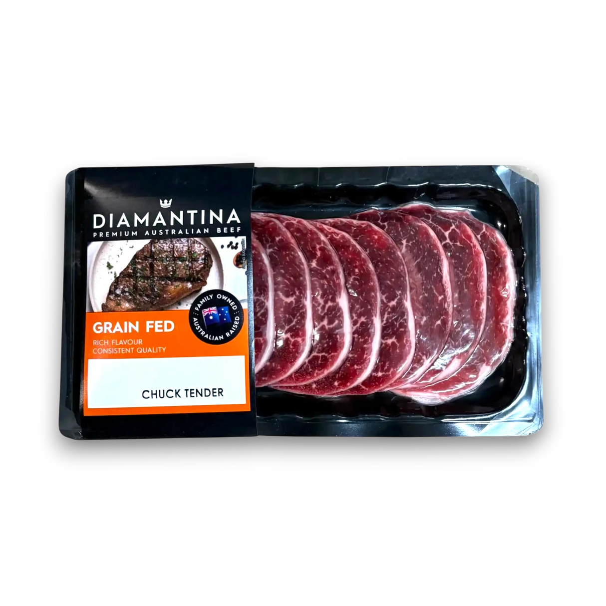 Thin Sliced Grain Fed Chuck Tender - Peter Augustus Craft Butcher