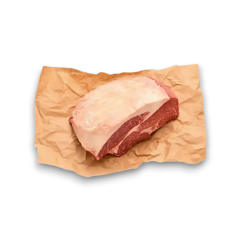Fresh grass-fed beef cut on butcher paper, premium Australian meat for grilling or roasting