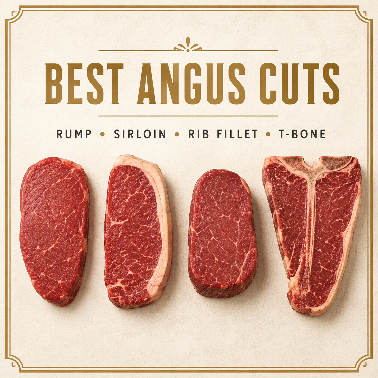 Best Angus Cuts for First-Time Buyers: Rump, Sirloin, Rib Fillet or T-Bone?