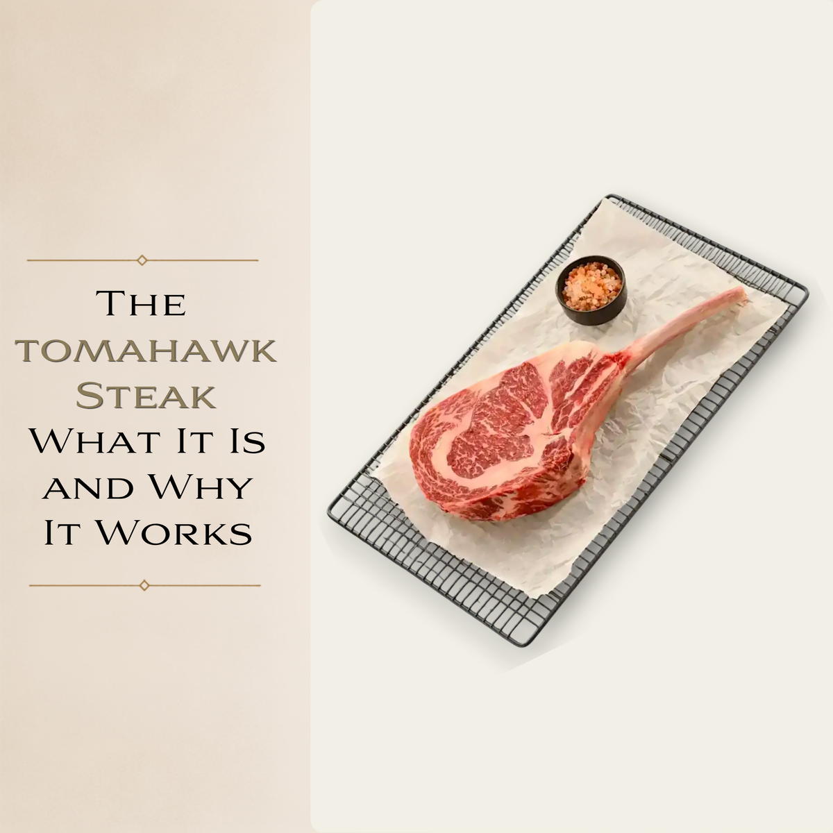 The Tomahawk Steak: What It Is and Why It Works