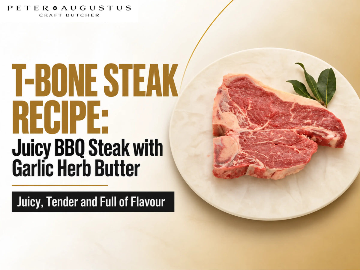 T-Bone Steak Recipe: Juicy BBQ Steak with Garlic Herb Butter