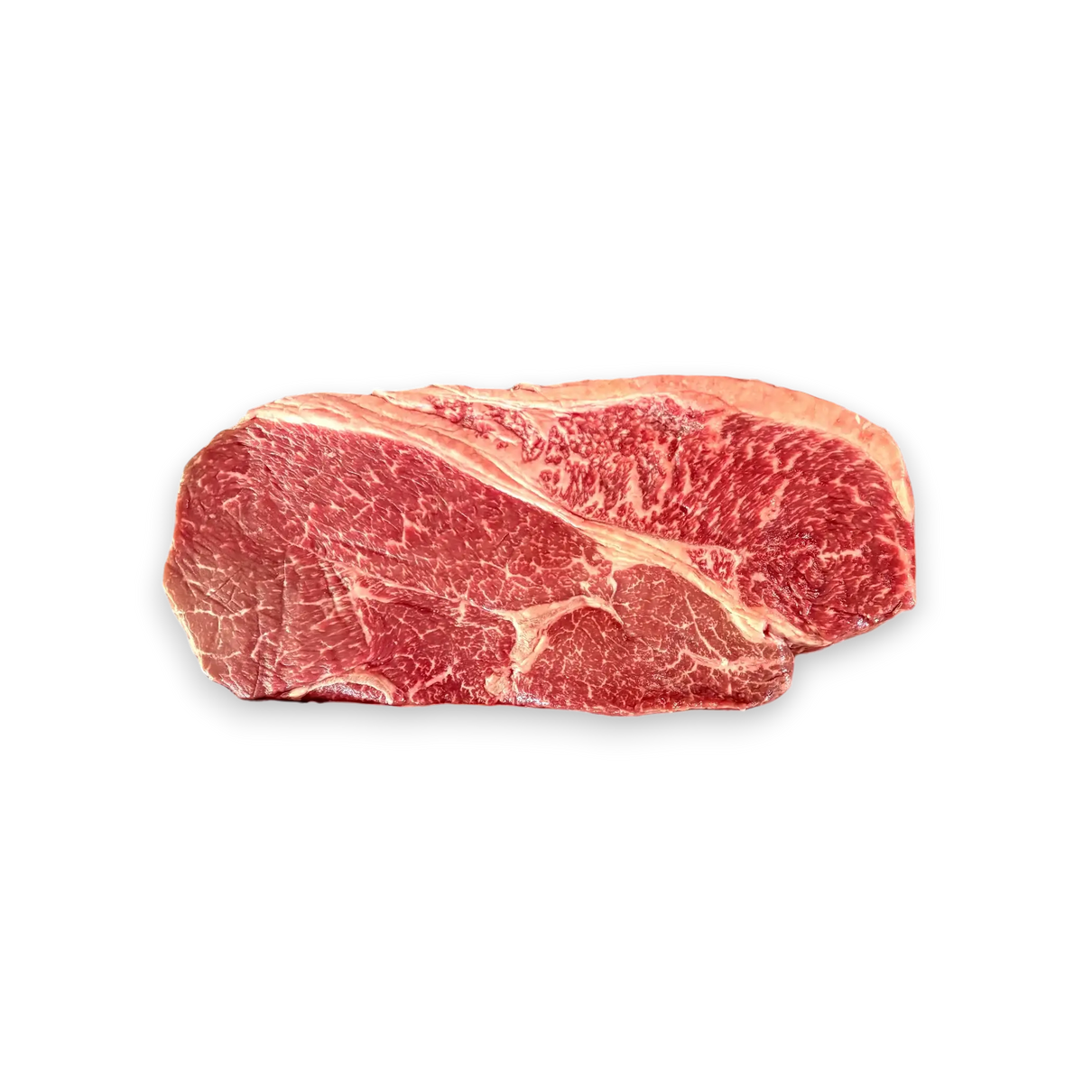 Marbled wagyu steak on a transparent background