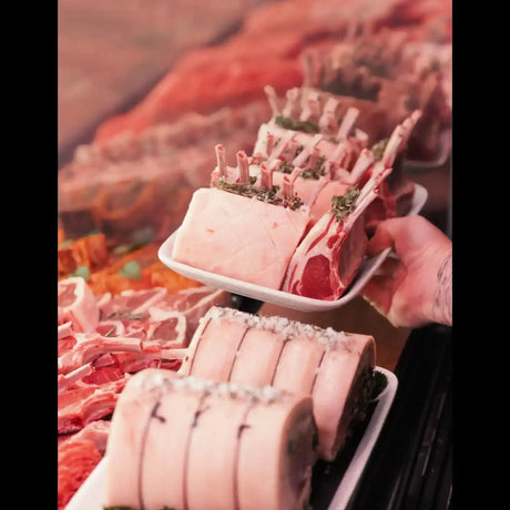 Premium Australian beef and lamb roasts on display at Peter Augustus Craft Butcher
