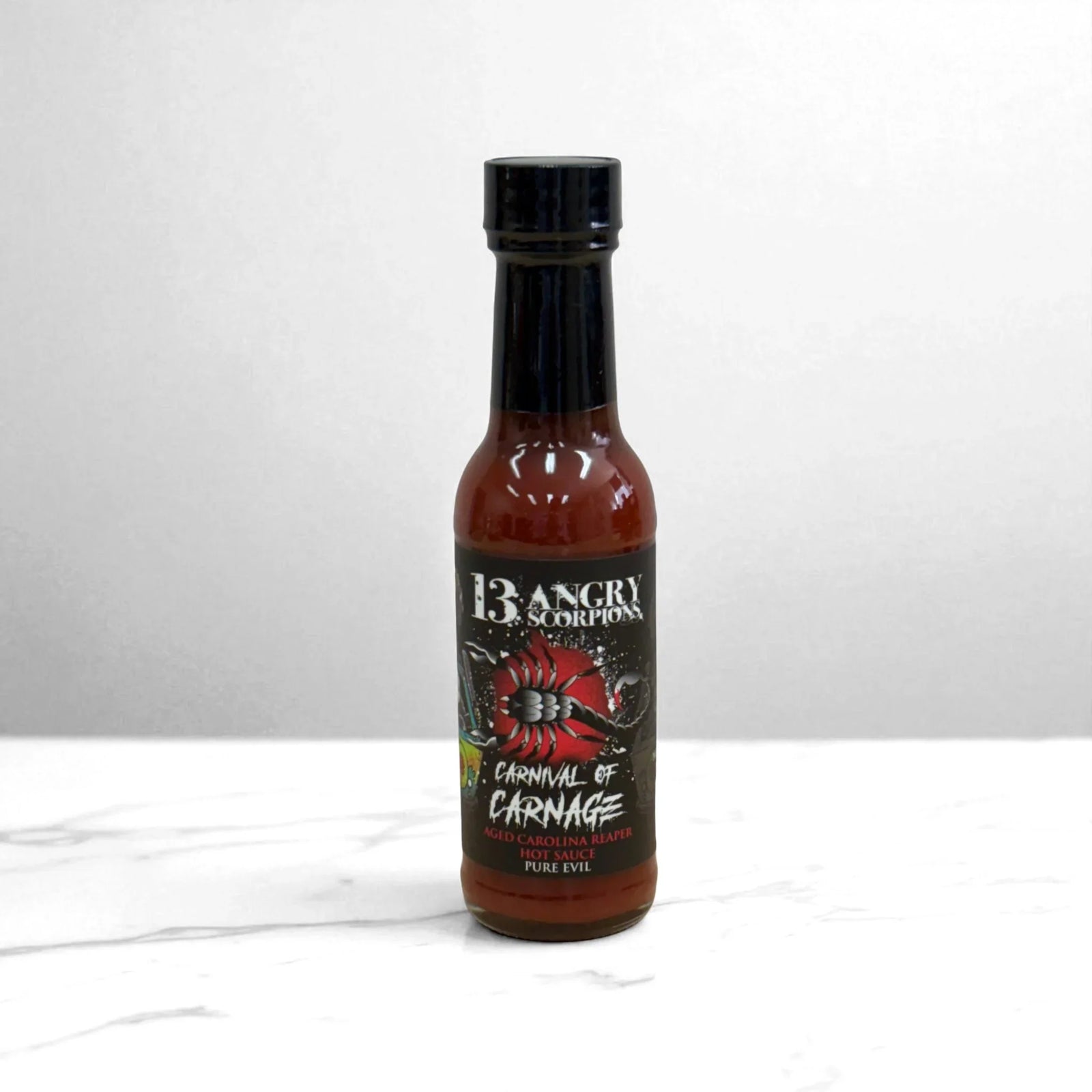 13 Angry Scorpions - Carnival of Courage Hot Sauce - Peter Augustus Craft Butcher