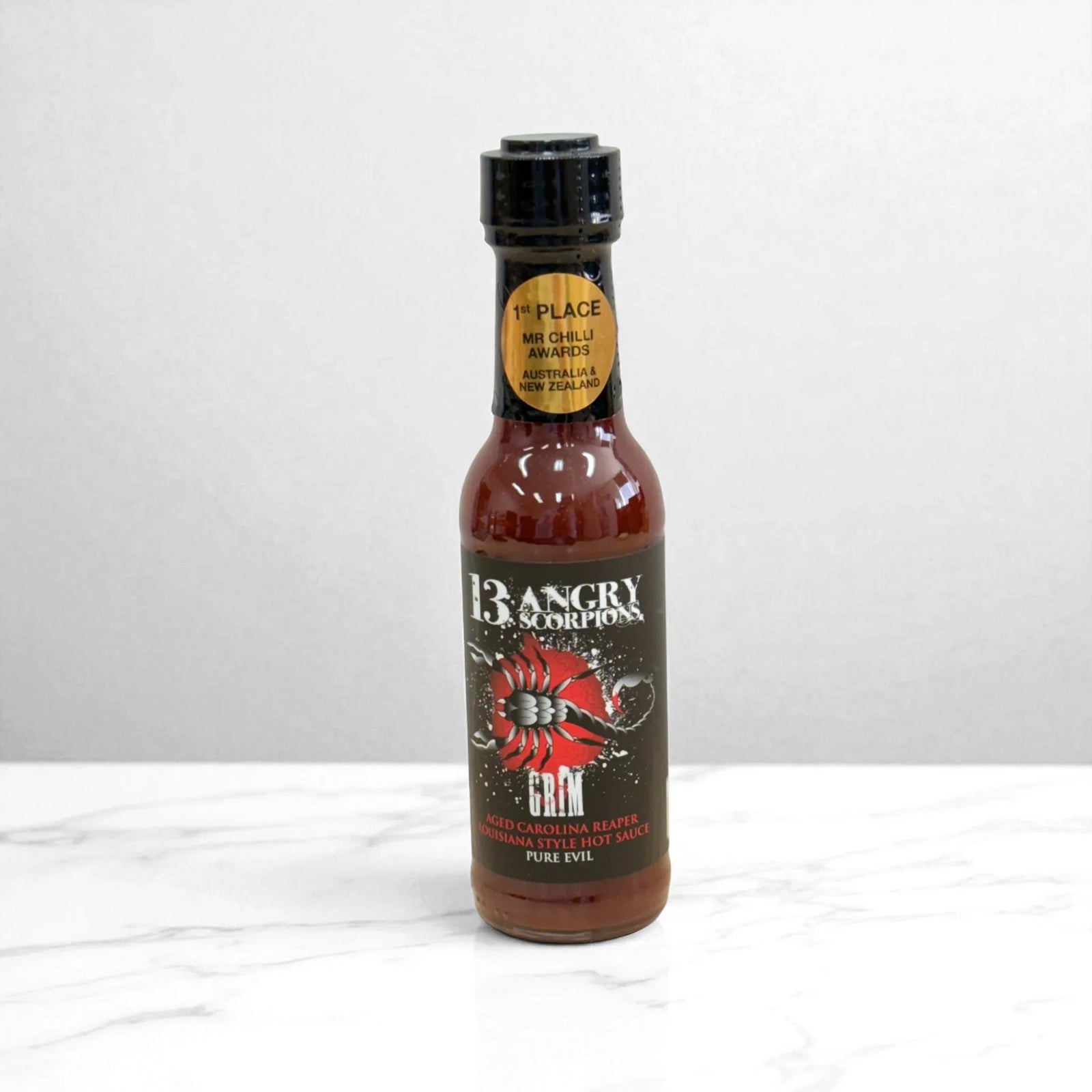 13 Angry Scorpions - GRIM Louisiana Style Hot Sauce - Peter Augustus Craft Butcher