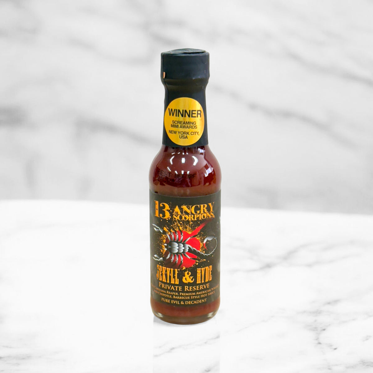 13 Angry Scorpions - JEKYLL &amp; HYDE Private Reserve Hot Sauce
