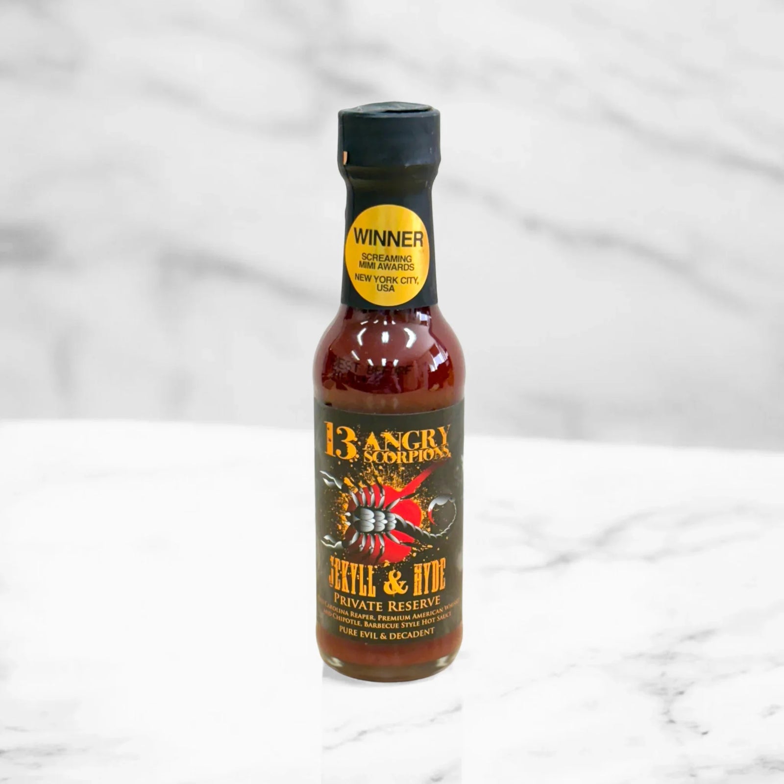 13 Angry Scorpions - JEKYLL & HYDE Private Reserve Hot Sauce - Peter Augustus Craft Butcher