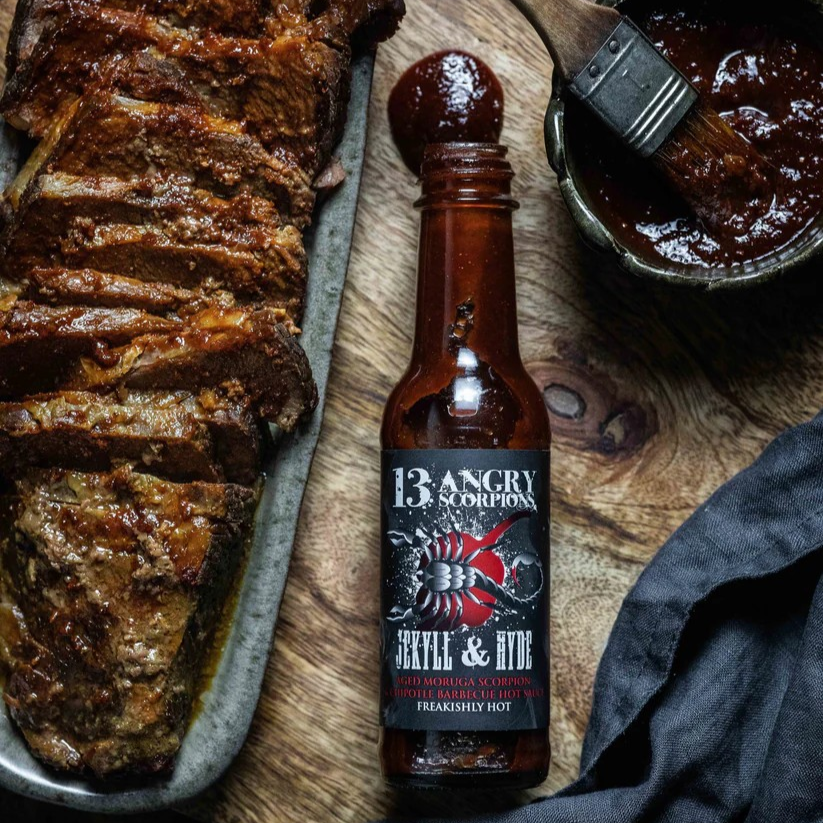 Carolina Reaper & chipotle Jekyll & Hyde Hot Sauce