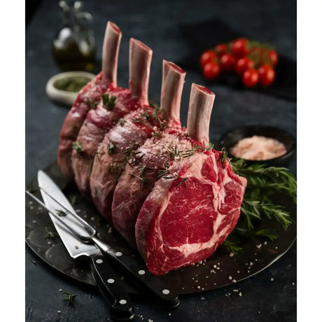 Premium Australian beef tomahawk roast with rosemary and sea salt from Peter Augustus Craft Butcher