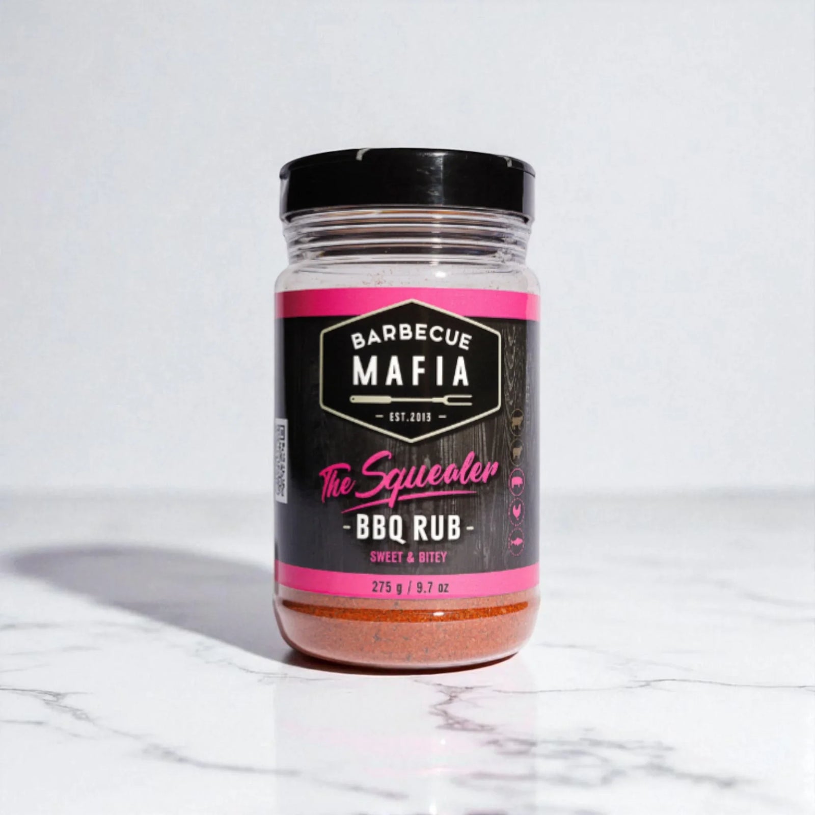 Barbecue Mafia The Squealer - Sweet & Bitey BBQ Rub 275ml - Peter Augustus Craft Butcher