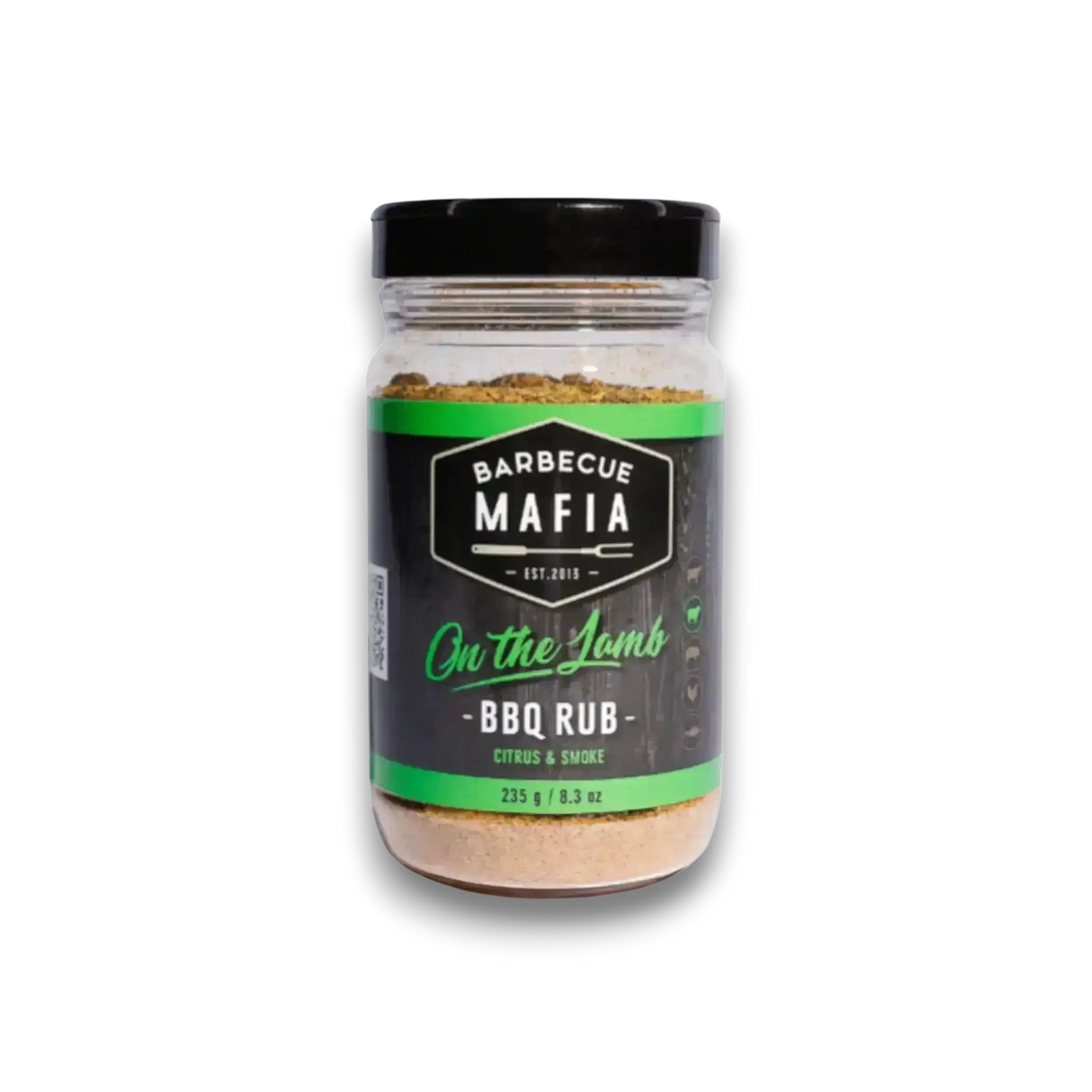 Barbecue Mafia On The Lamb - Citrus & Smokey BBQ Rub 235g - Peter Augustus Craft Butcher