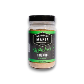Barbecue Mafia On The Lamb - Citrus & Smokey BBQ Rub 235g - Peter Augustus Craft Butcher