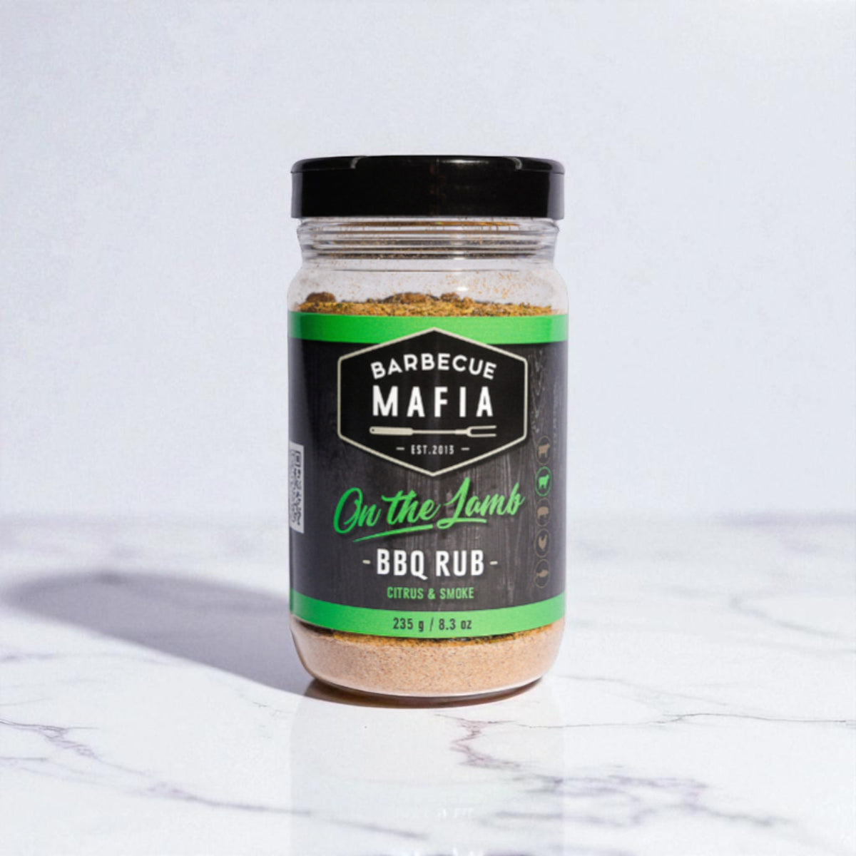 Barbecue Mafia On The Lamb - Citrus &amp; Smokey BBQ Rub 235g