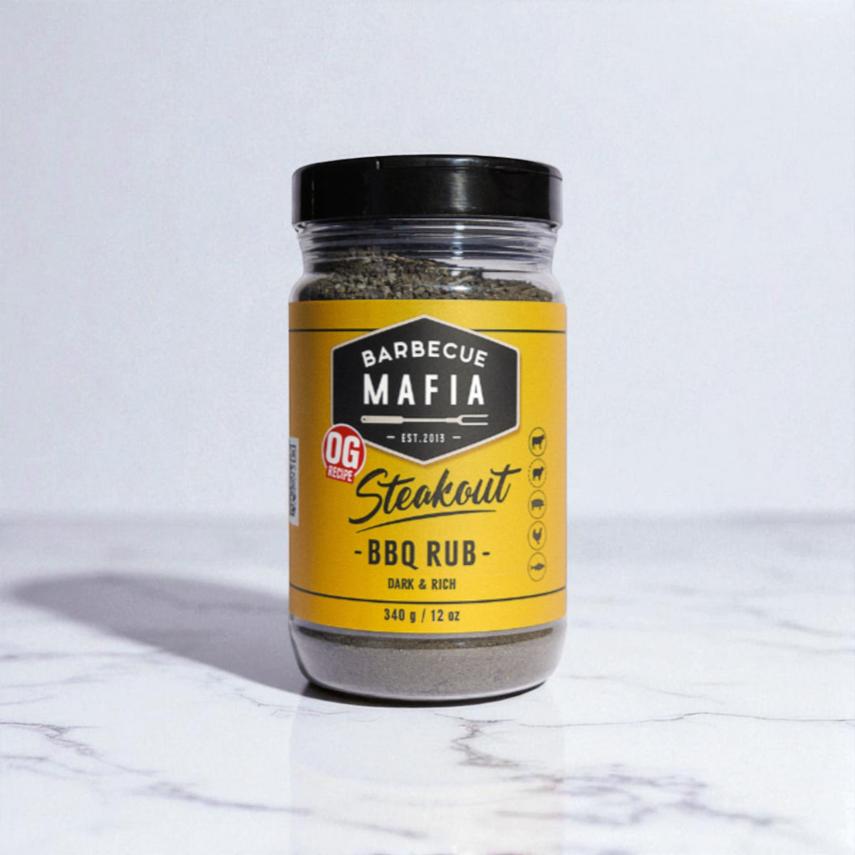 Barbecue Mafia OG Steakout - Dark &amp; Rich BBQ Rub 340g