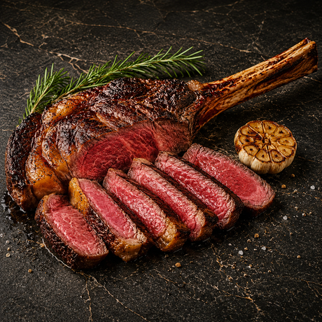 10kg Bulk Box - Angus Tomahawk Rack Whole SB-4