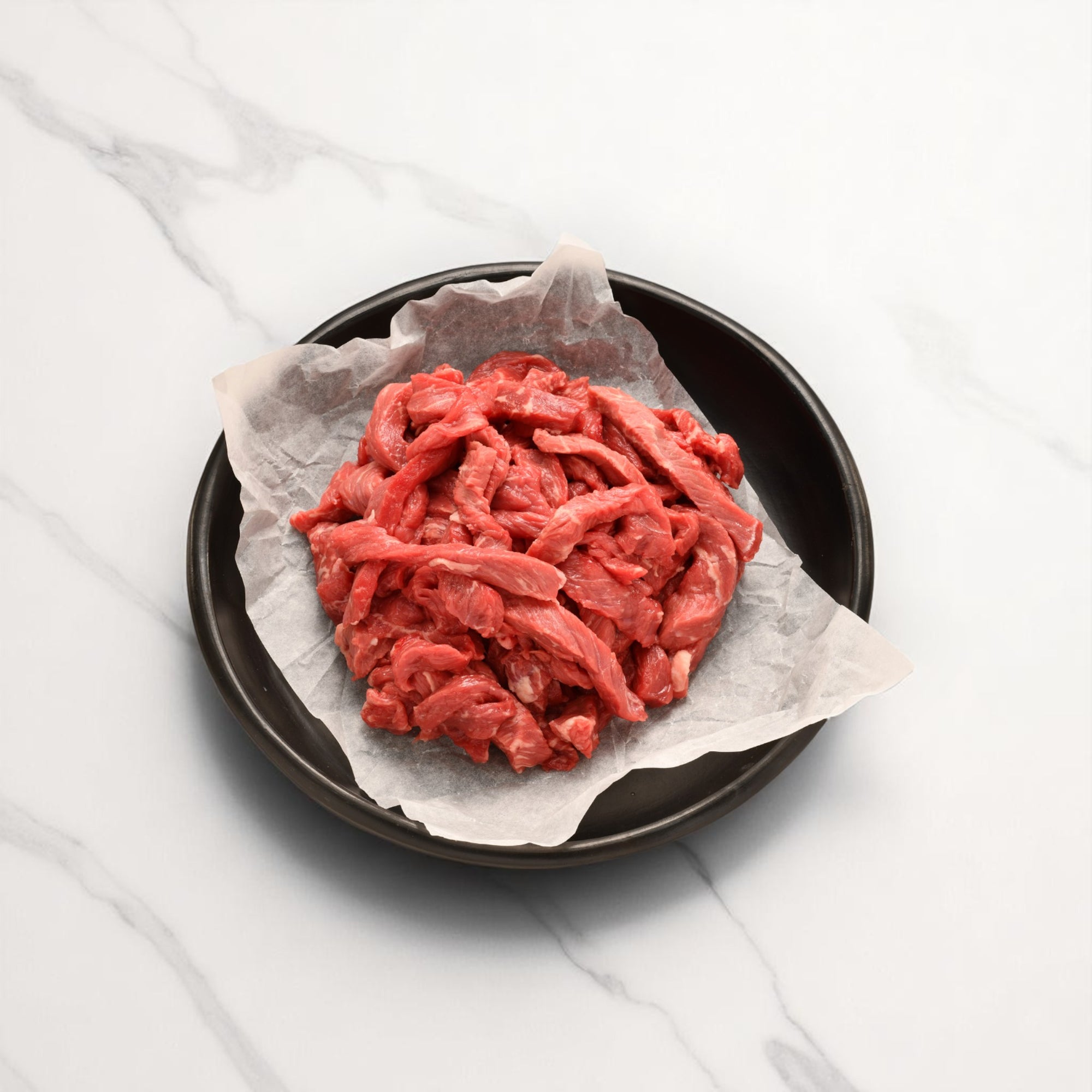 500g pack of Diamantina Stir Fry Beef Strips – premium sliced Australian beef for fast stir fries and weeknight meals - Peter Augustus Craft Butchers

