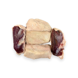 raw duck breasts treats on a transparent background