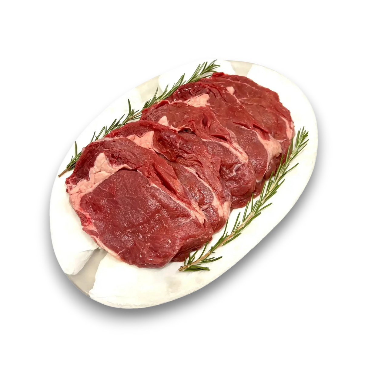 Grain Fed Rib Fillet Sizzle Steaks - 10 x 150g