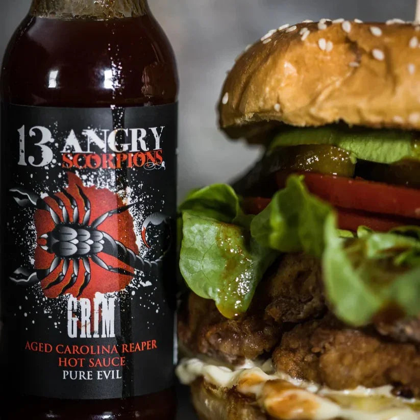 13 Angry Scorpions - GRIM Louisiana Style Hot Sauce - Peter Augustus Craft Butcher