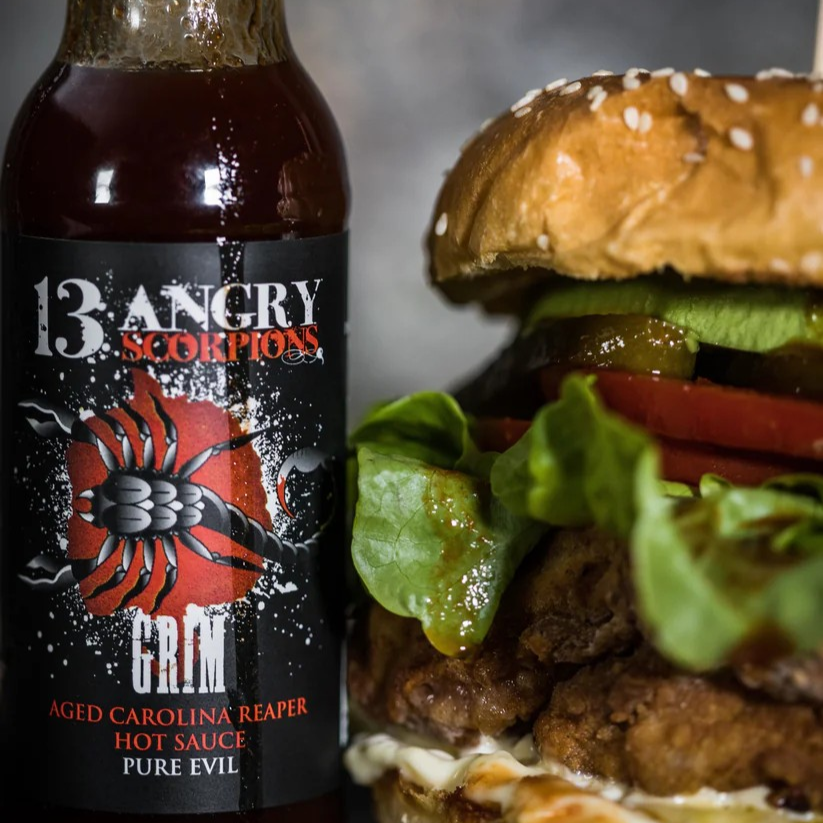 13 Angry Scorpions The Two from Hell hot sauce pack
