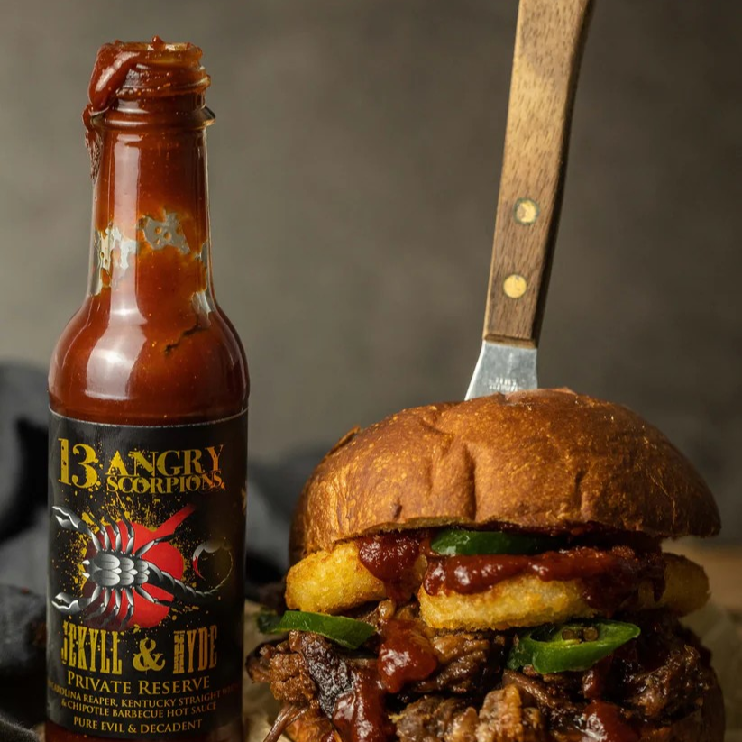 Carolina Reaper &amp; chipotle whiskey-infused hot sauce 10/10 heat