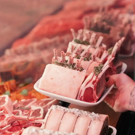 Premium Australian beef and lamb roasts on display at Peter Augustus Craft Butcher
