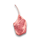 Premium Wagyu tomahawk steak with rich marbling, fresh from Queensland stations