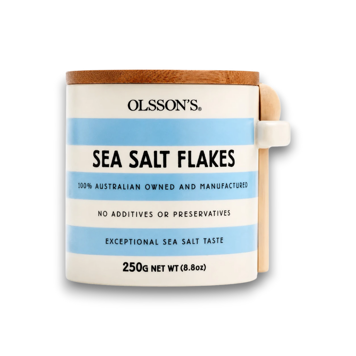 Sea Salt Flakes Stoneware Jar