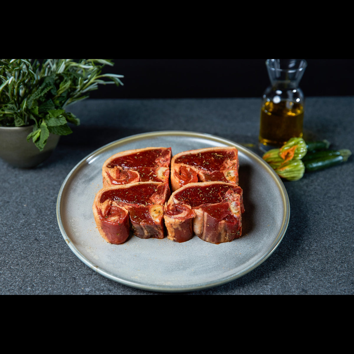 Peter Augustus Lamb Loin Chops with Mint &amp; Rosemary 150gm