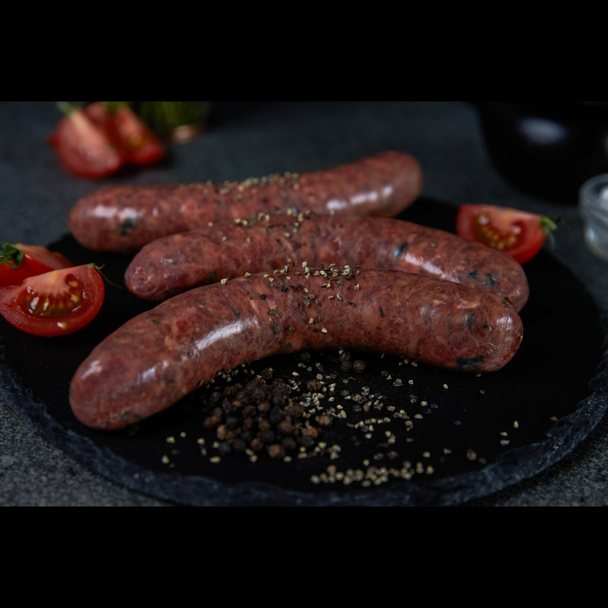 Peter Augustus Wagyu Worcestershire &amp; Cracked Pepper Sausages