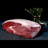 Premium Australian beef cut from Peter Augustus Craft Butcher on dark background