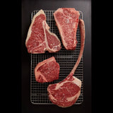 Premium Australian beef steaks including tomahawk, porterhouse, and T-bone from Peter Augustus