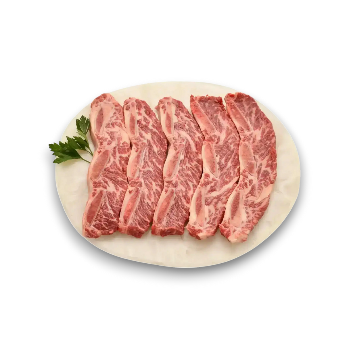 Angus Beef Asado Ribs (Galbi) - 5 Pack - Peter Augustus Craft Butcher