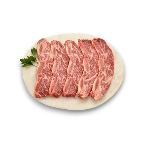 Angus Beef Asado Ribs (Galbi) - 5 Pack - Peter Augustus Craft Butcher