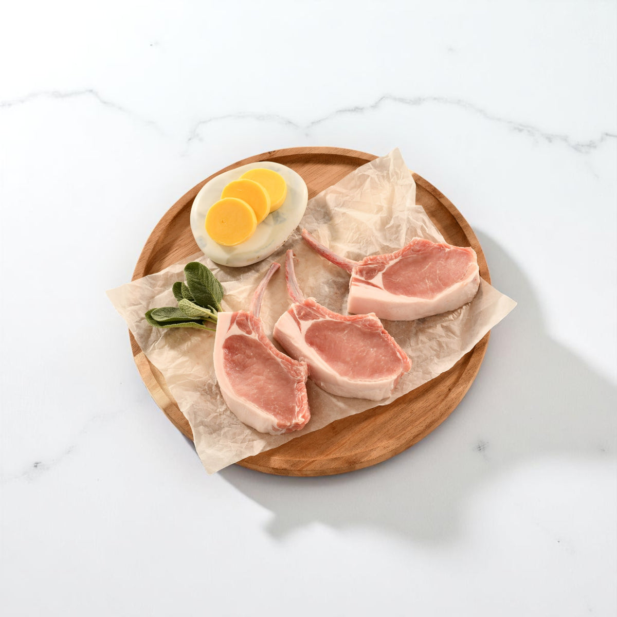 lmond Fed Pork Cutlets - Cut and Ready to Cook - Family Friendly 