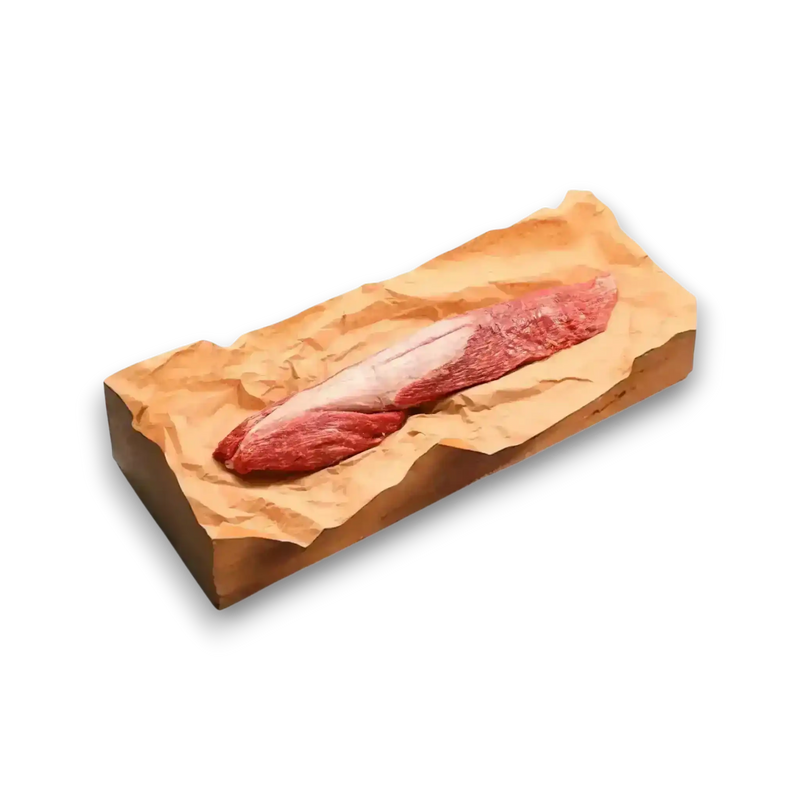 Fresh raw beef steak on butcher paper, premium grass-fed Australian beef cut