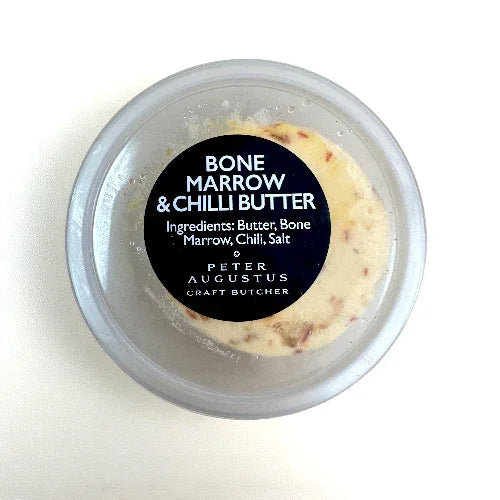 Peter Augustus House-made Gourmet Bone Marrow & Chilli Butter 30g - Peter Augustus Craft Butcher