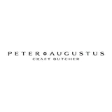 Peter Augustus Craft Butcher logo with star icon, premium Australian beef branding
