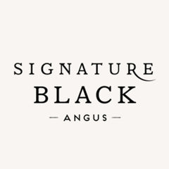 Signature Black Angus logo in black text on a white background