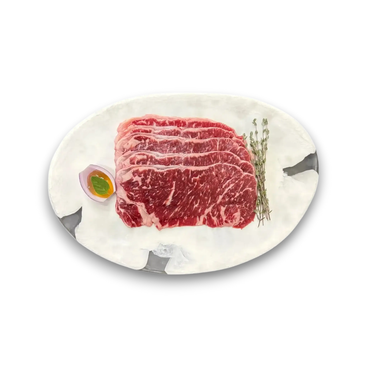 Thin Sliced Grain Fed Striploin - Peter Augustus Craft Butcher
