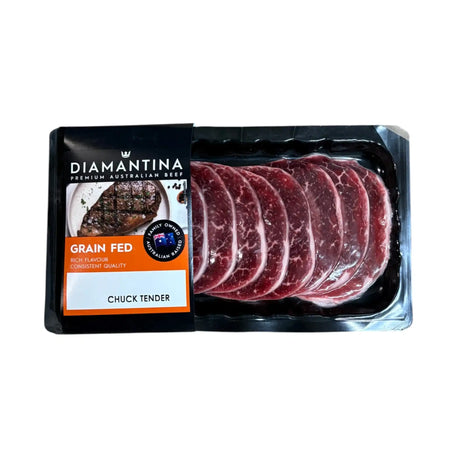 Thin Sliced Grain Fed Chuck Tender