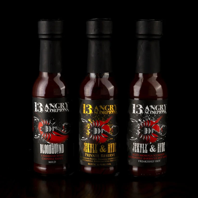 13 Angry Scorpions Up in Smoke Barbecue Three Pack