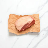 Whole Australian Wagyu rump cut on brown butcher paper from Peter Augustus Craft Butcher.