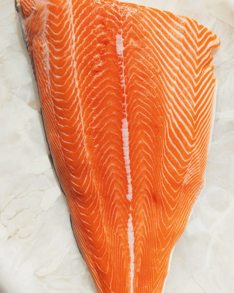 Tasmanian Atlantic Salmon Skin On Side